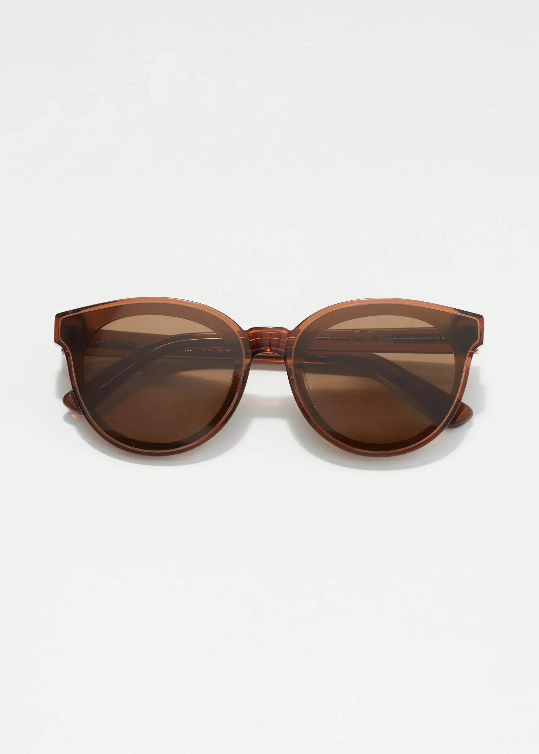 Abgerundete Sonnenbrille aus Acetat