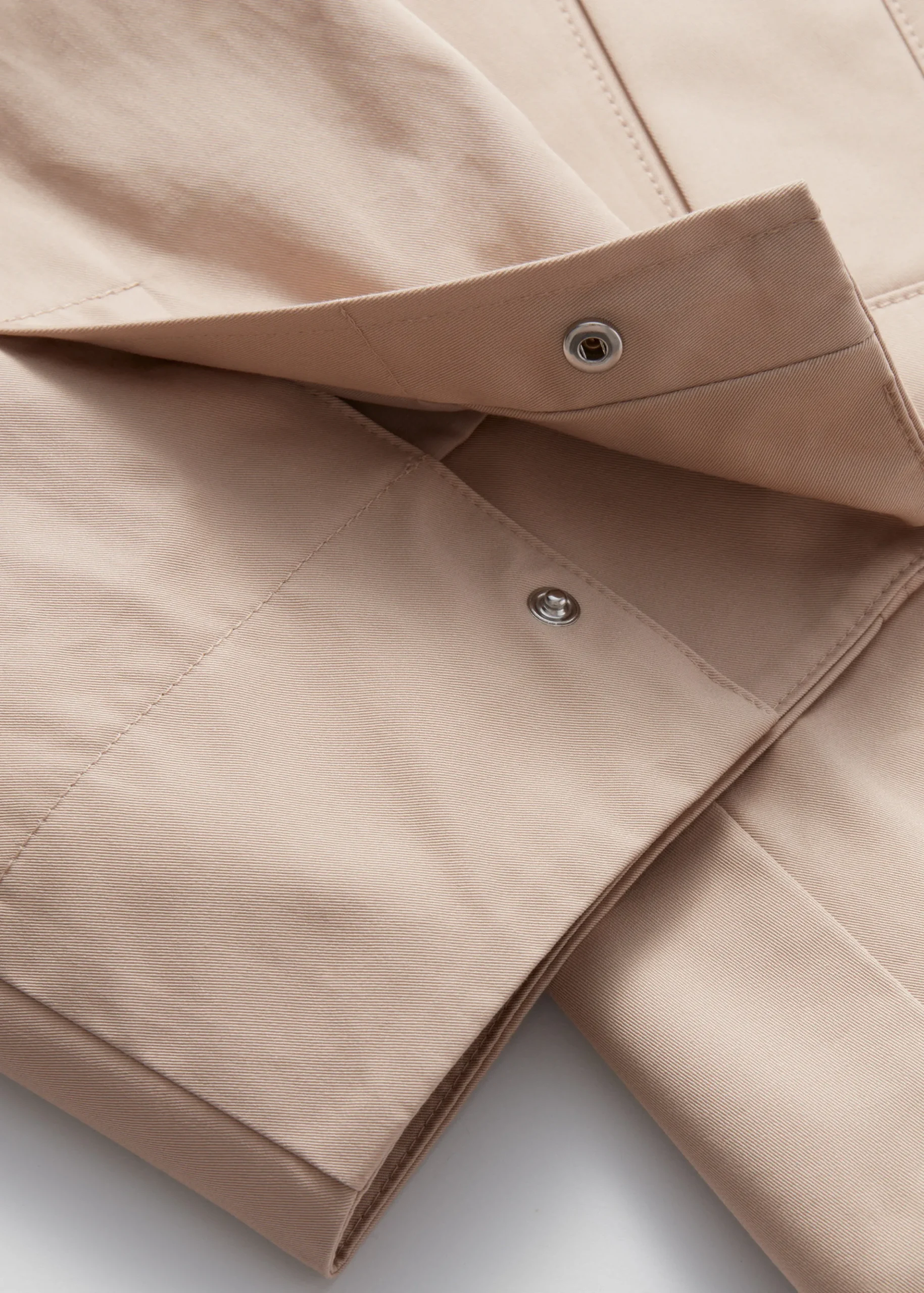 A-Linien-Jacke mit Tunnelkragen
