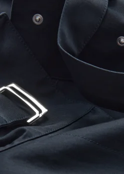 A-Linien-Jacke mit Tunnelkragen