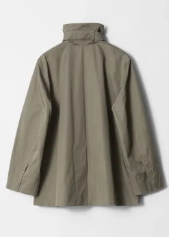 A-Linien-Jacke mit Tunnelkragen