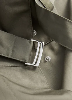 A-Linien-Jacke mit Tunnelkragen