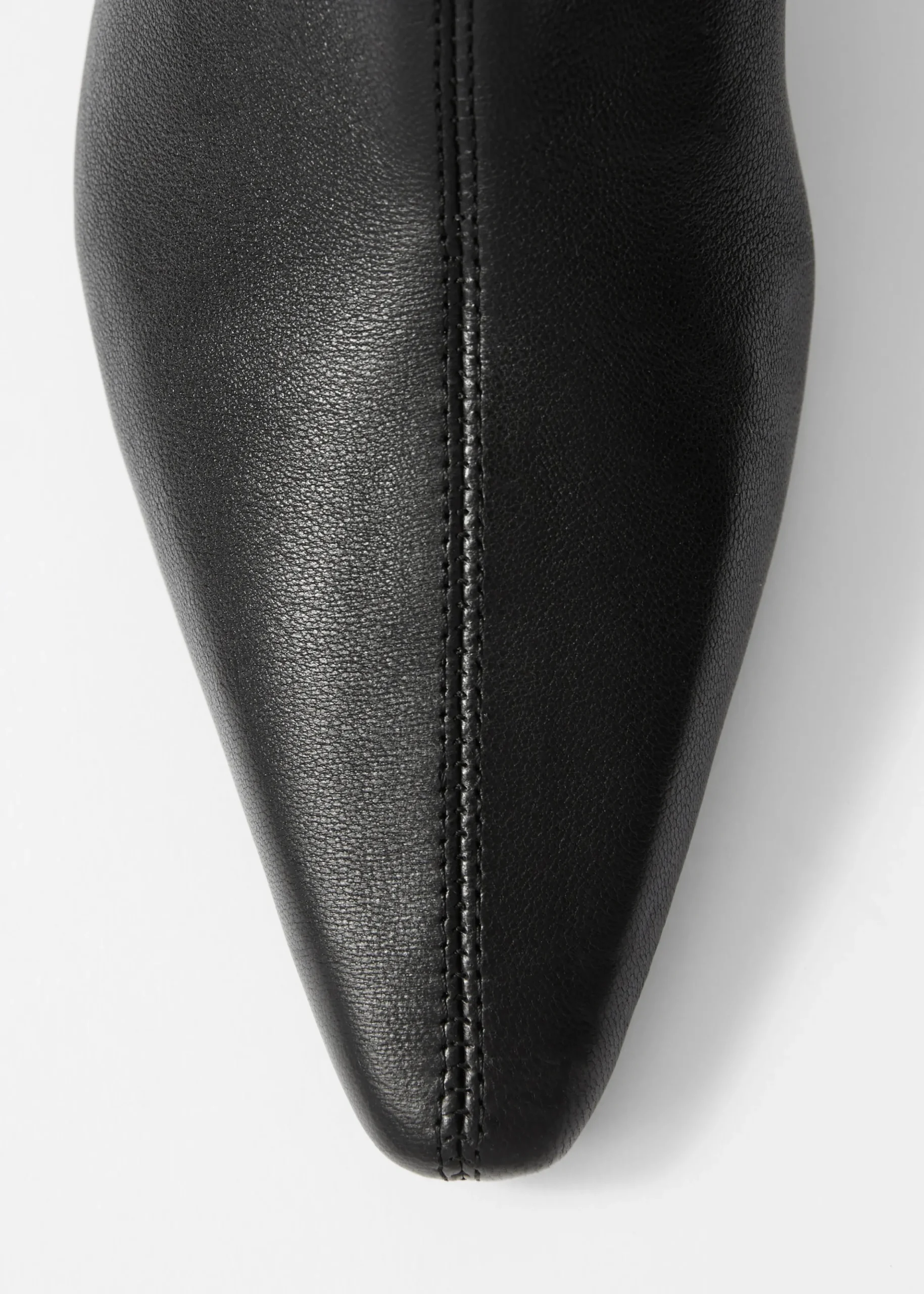 Ankle Boots aus Leder mit Stretch-Anteil