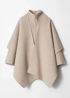 Asymmetrisches Woll-Cape