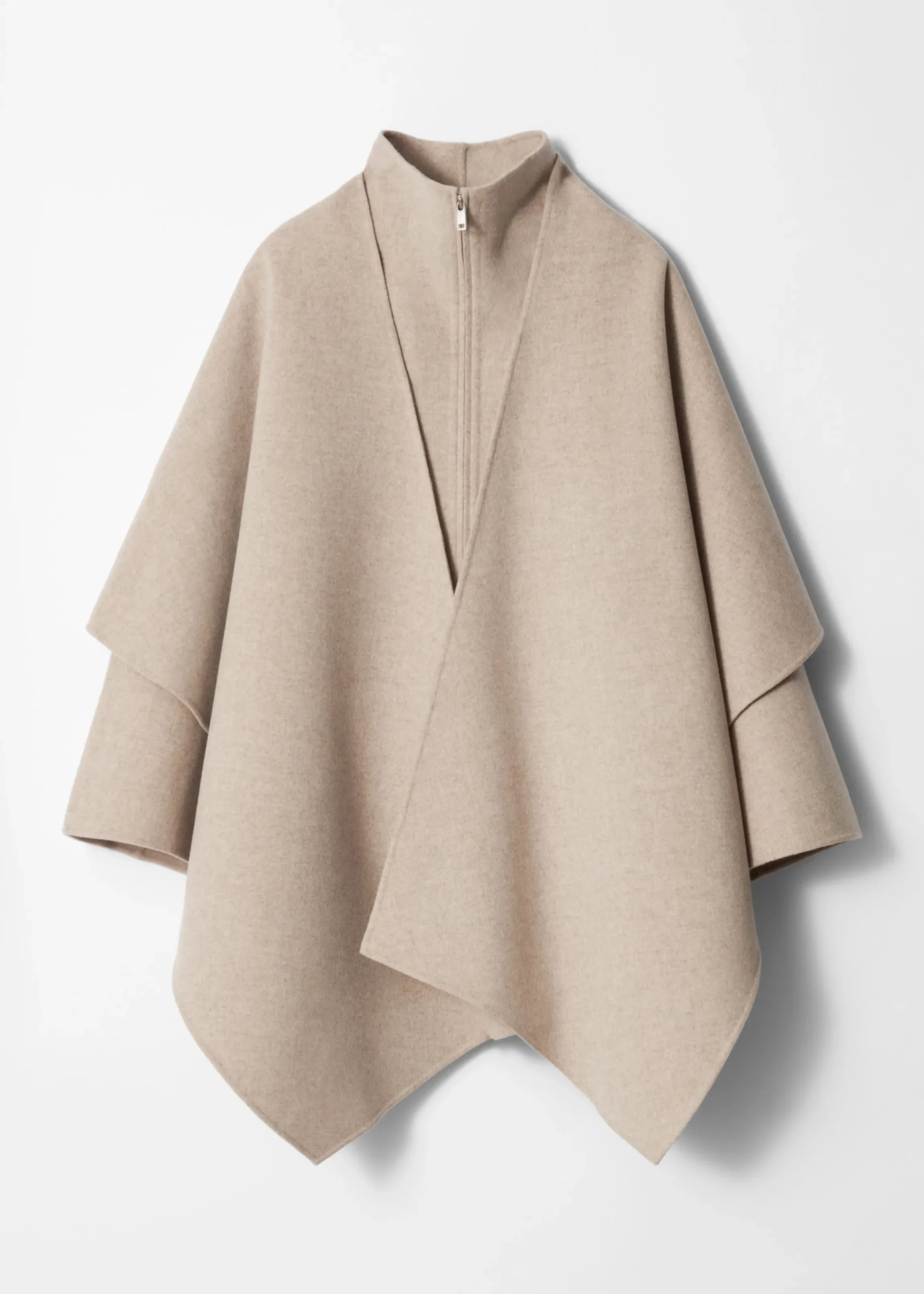Asymmetrisches Woll-Cape