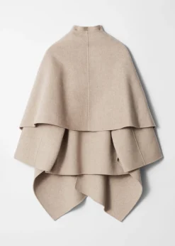 Asymmetrisches Woll-Cape