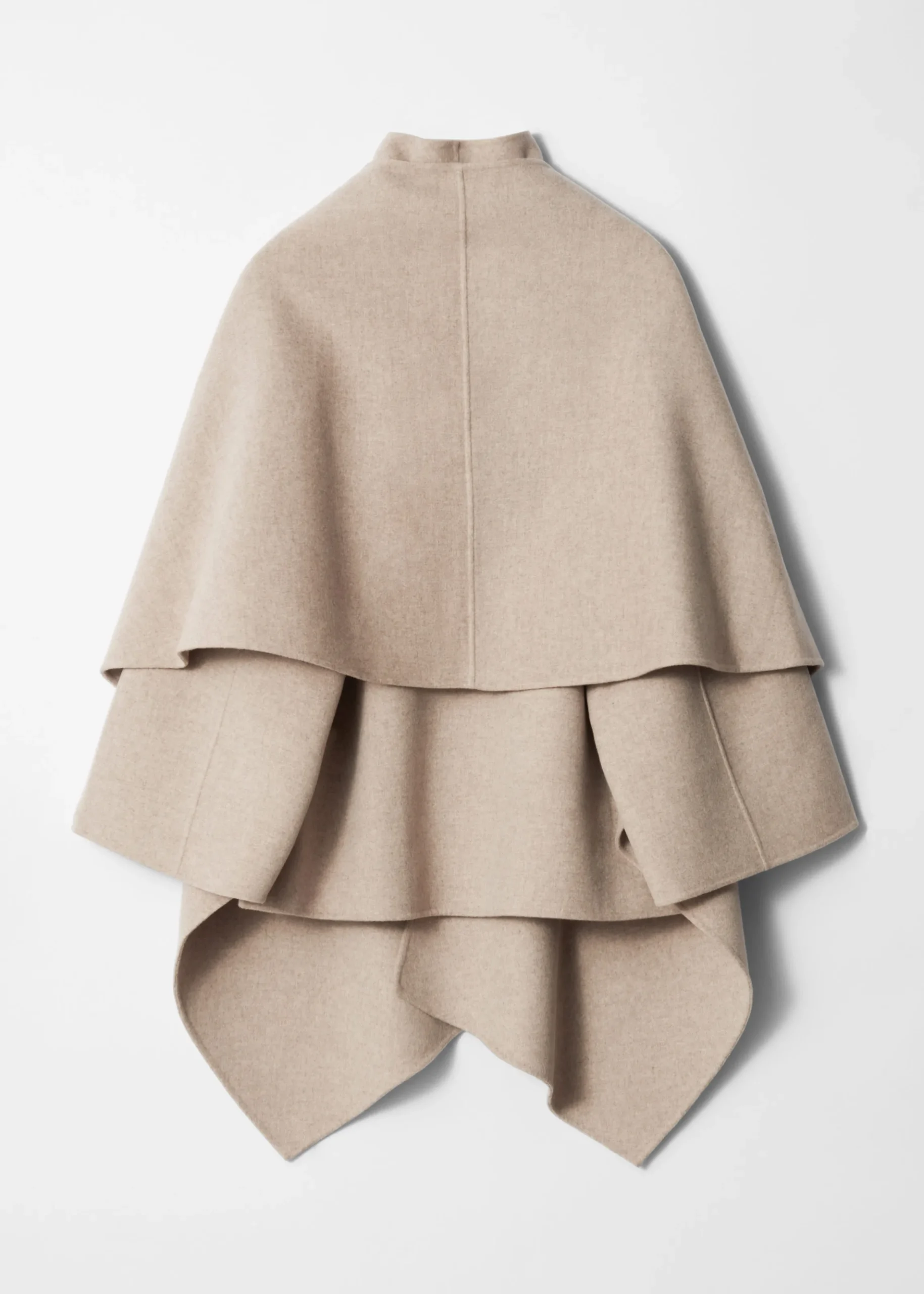 Asymmetrisches Woll-Cape
