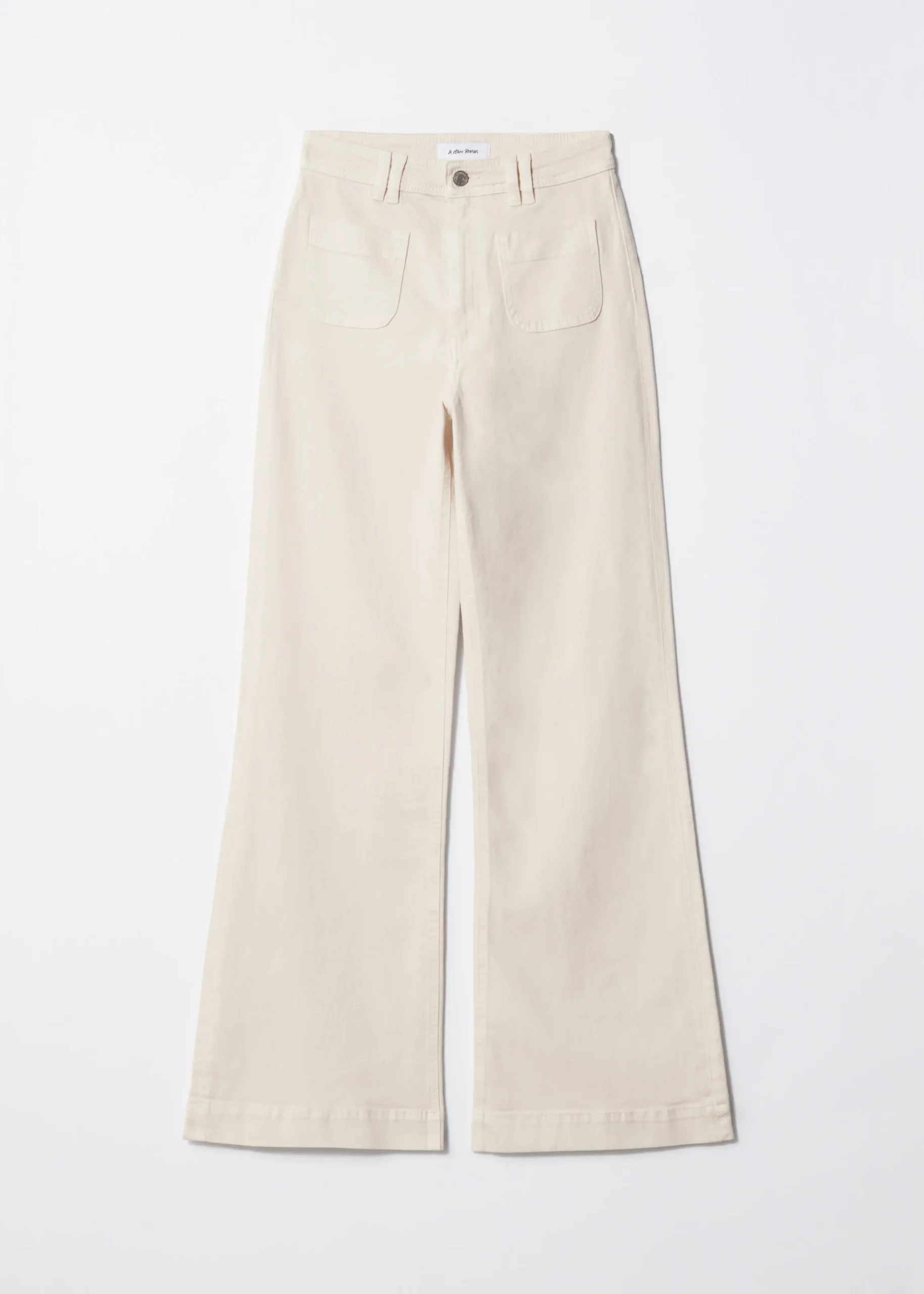 Ausgestellte Jeans mit hohem Bund