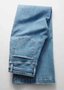 Ausgestellte Jeans mit hohem Bund