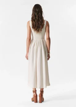 Ausgestelltes Midikleid