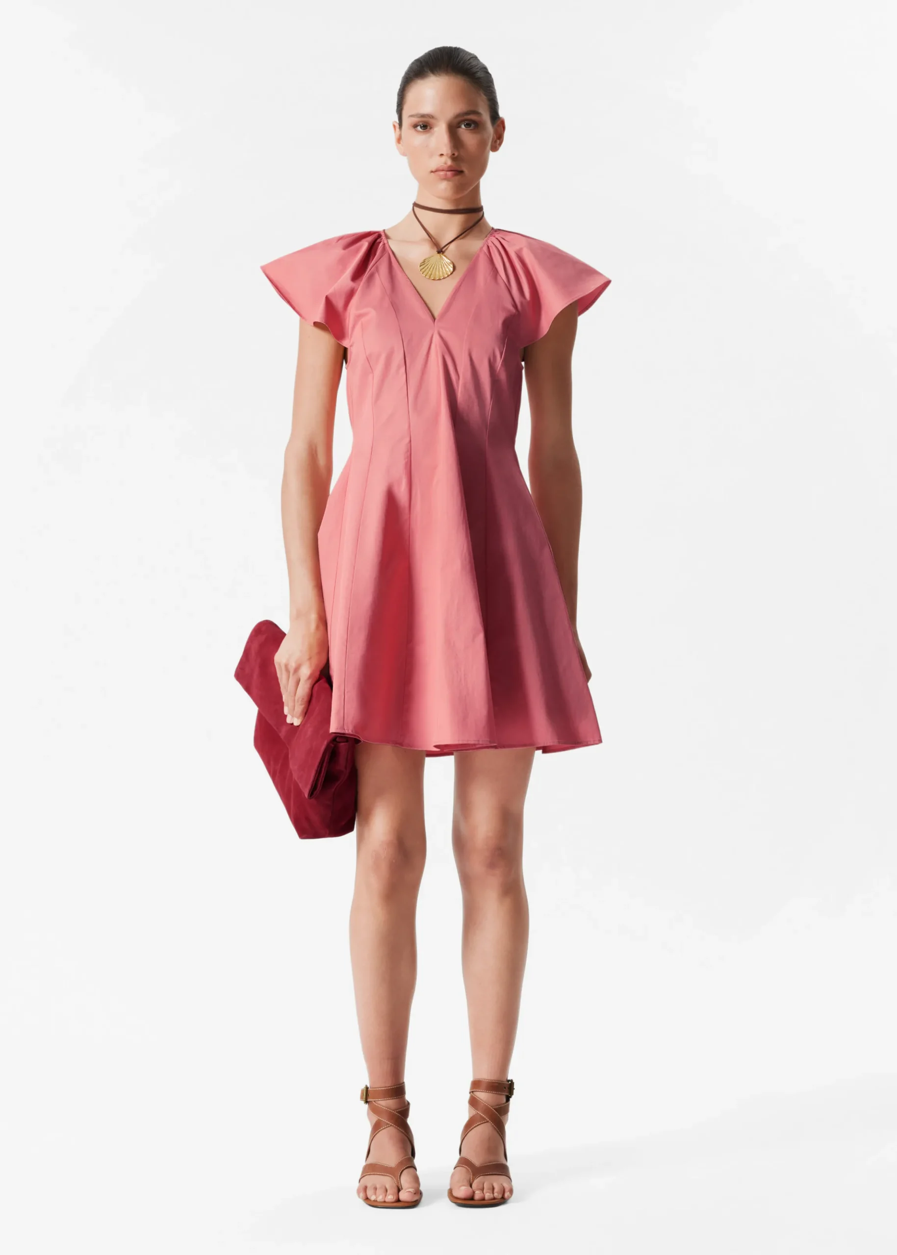 Ausgestelltes Minikleid