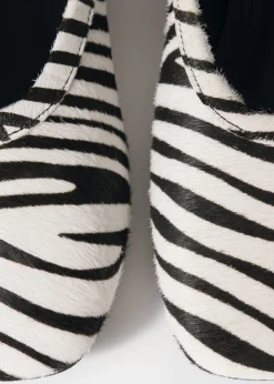 Ballerinas mit Zebramuster