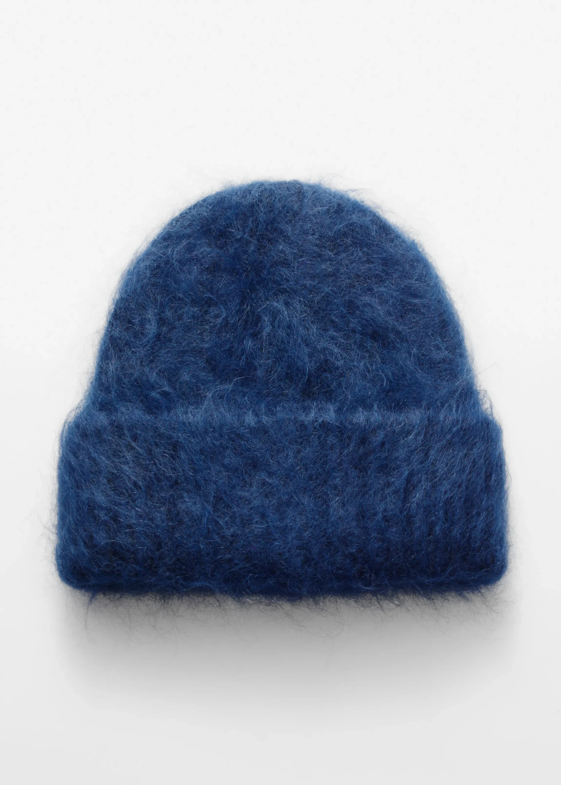 Beanie aus einer gebürsteten Mohairmischung