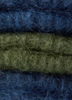Beanie aus einer gebürsteten Mohairmischung