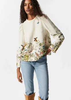 Bedruckte Bluse