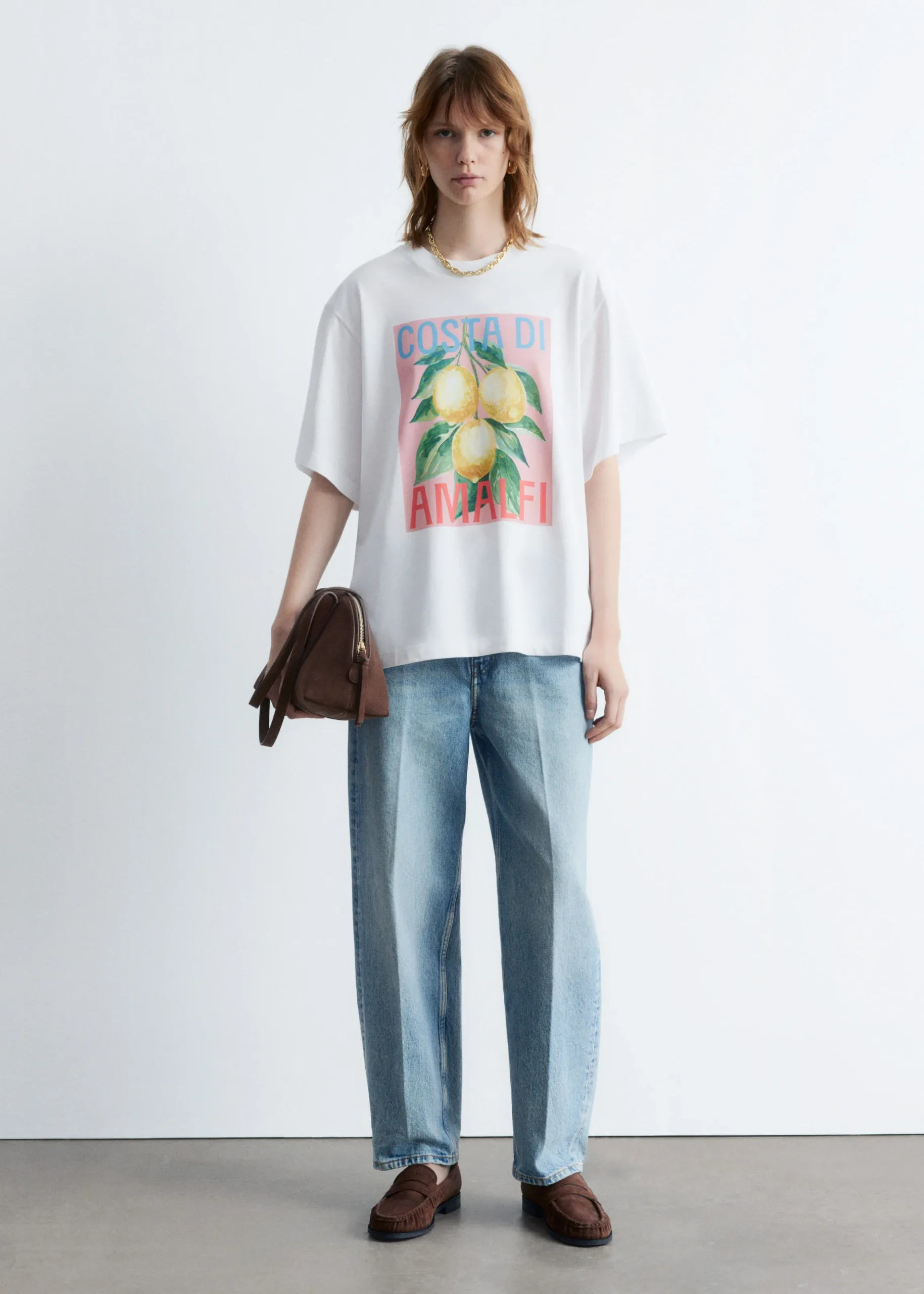 Bedrucktes Oversized-T-Shirt