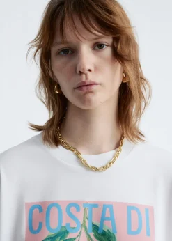 Bedrucktes Oversized-T-Shirt