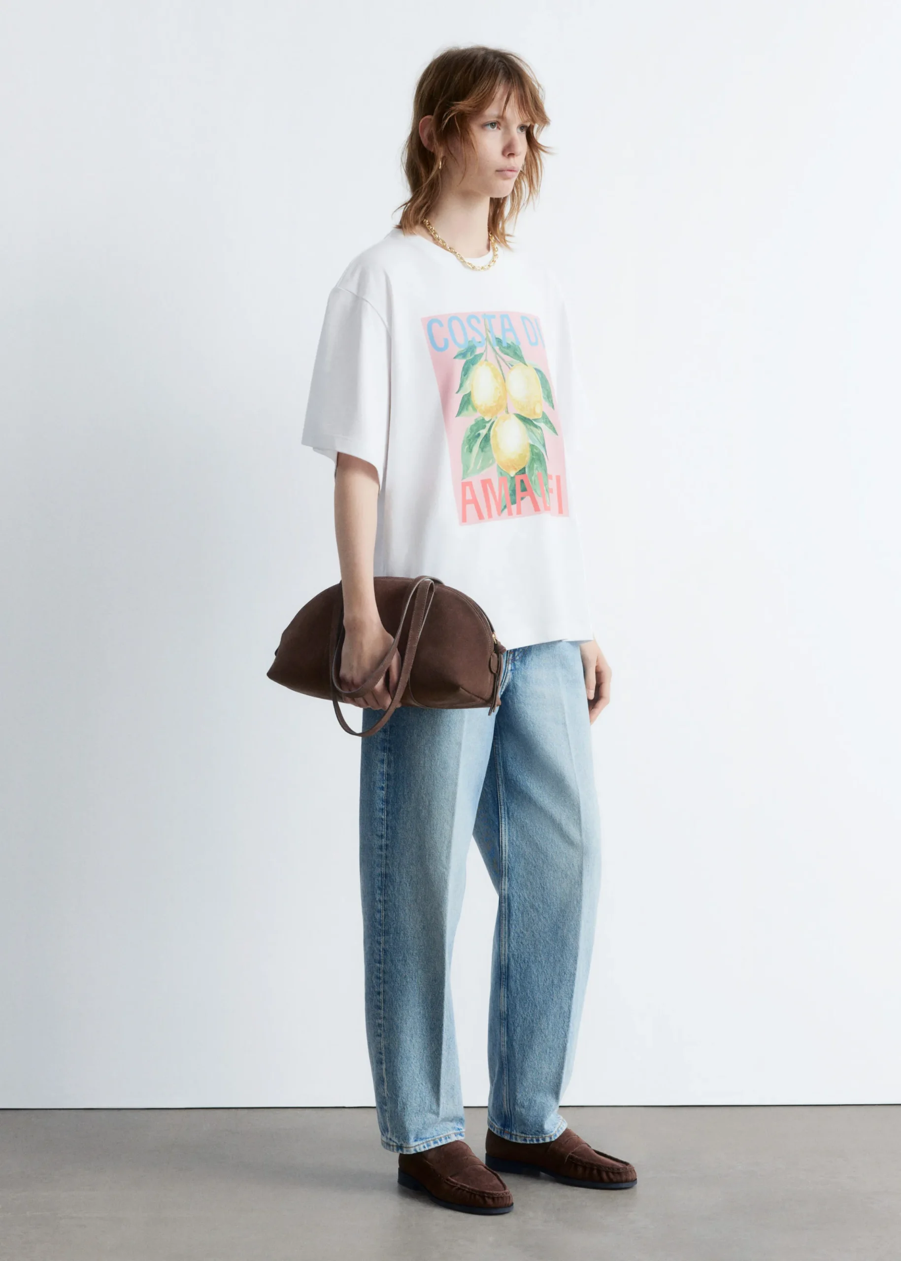 Bedrucktes Oversized-T-Shirt
