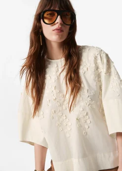 Bestickte Bluse