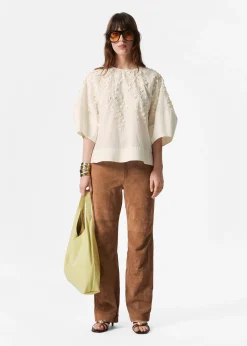 Bestickte Bluse