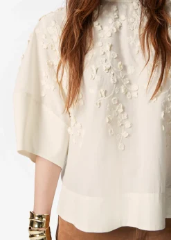 Bestickte Bluse