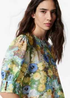 Bestickte Spitzenbluse