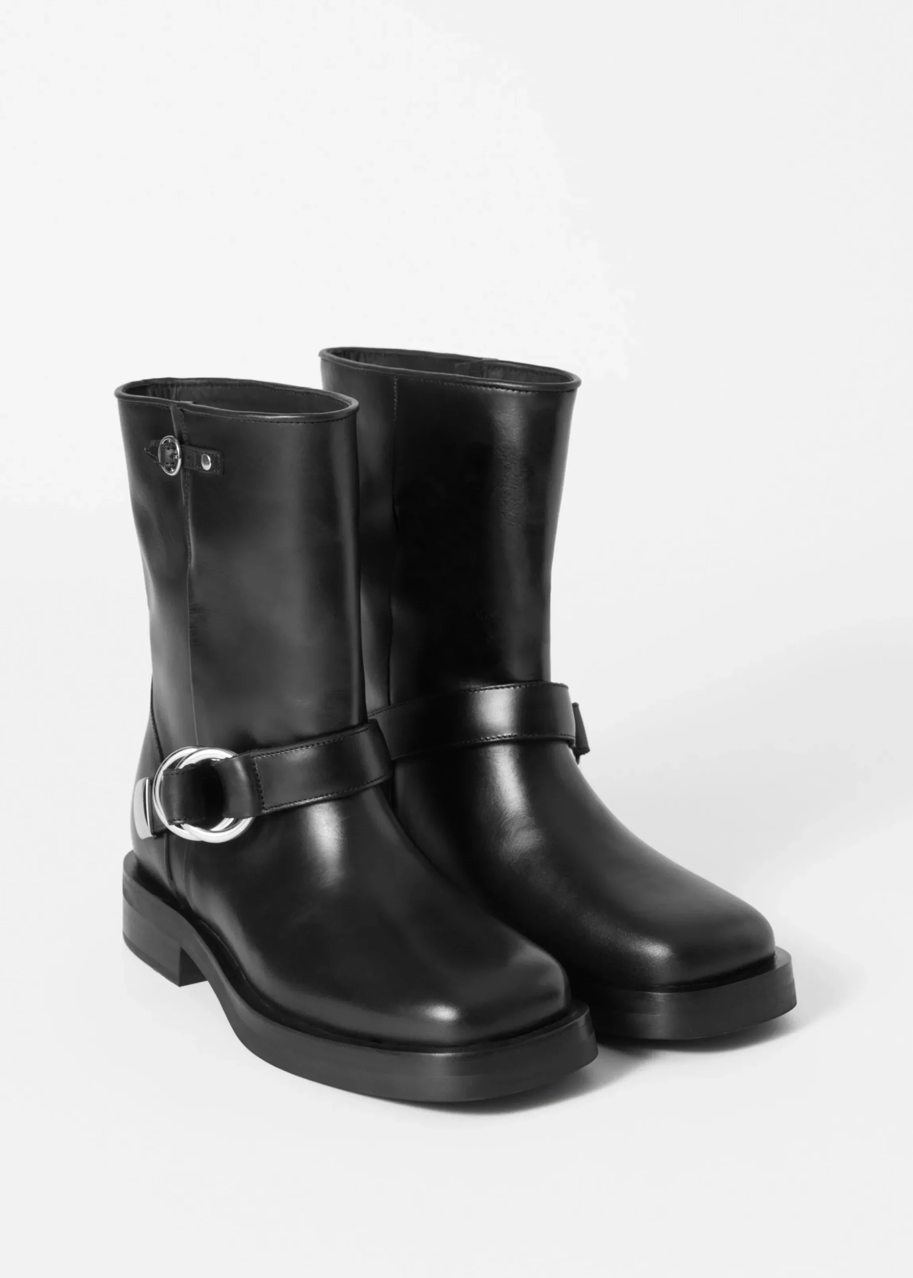 Bikerstiefel aus Leder