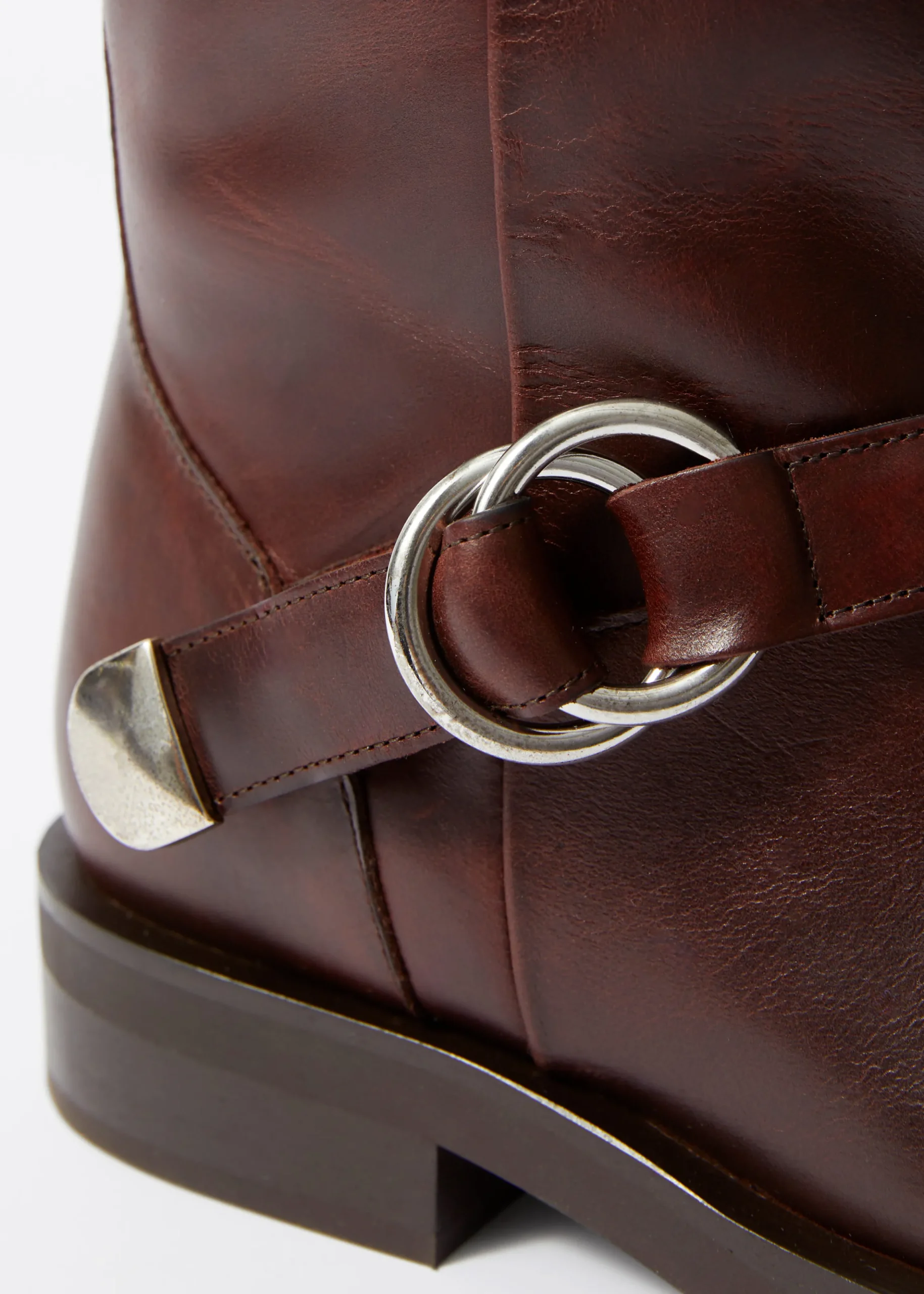 Bikerstiefel aus Leder