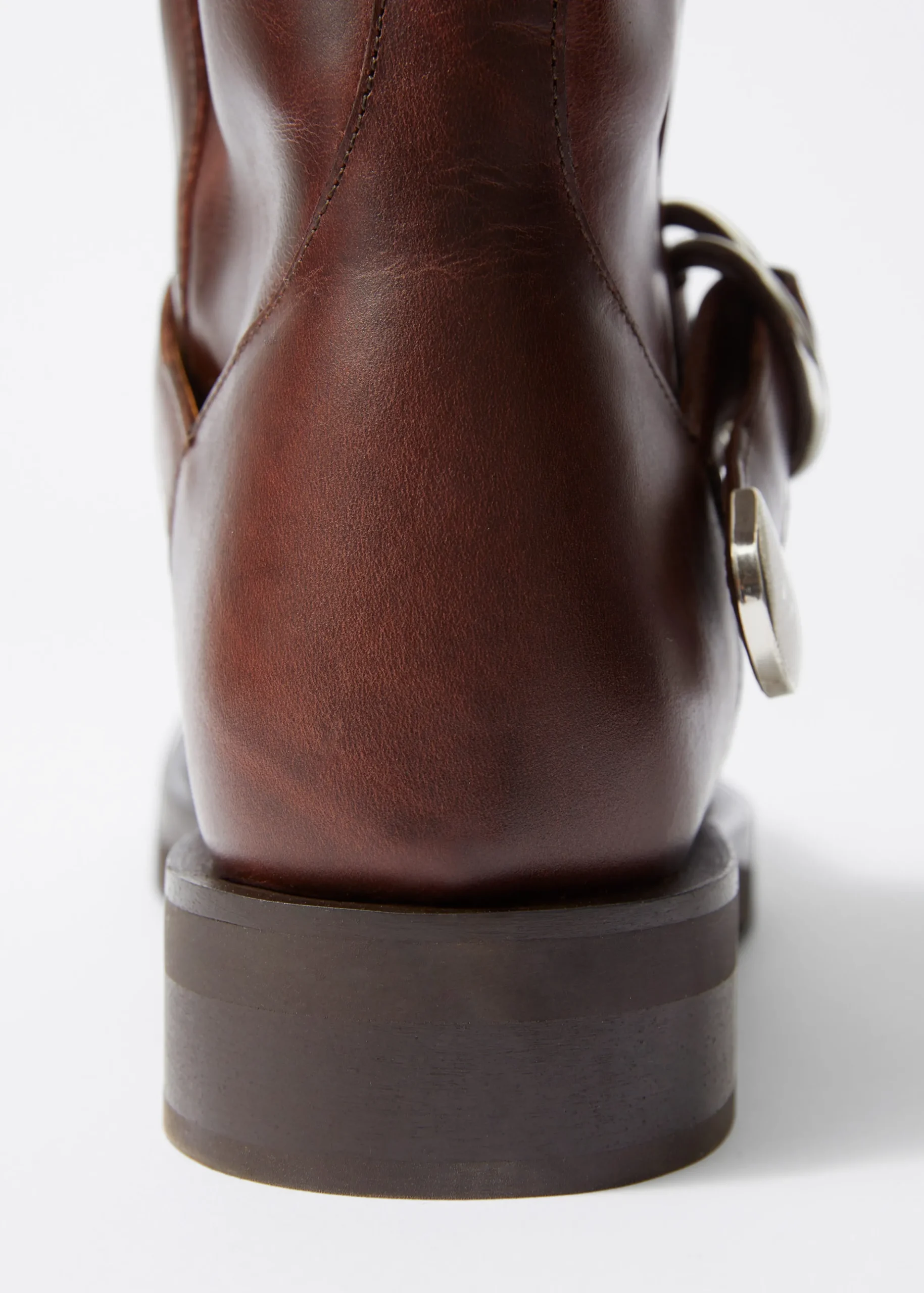 Bikerstiefel aus Leder