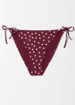 Bikinihose mit Bindedetail