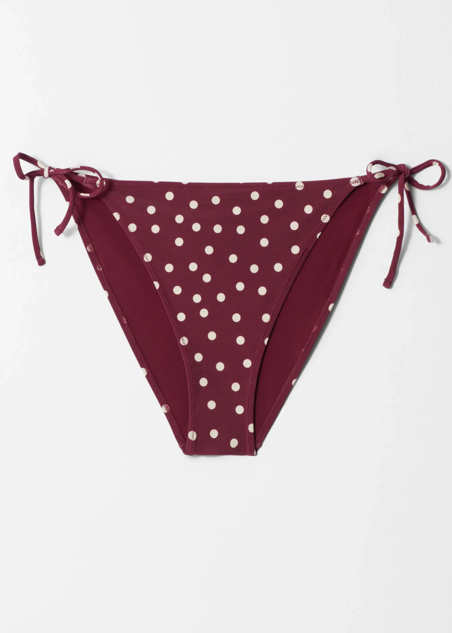 Bikinihose mit Bindedetail