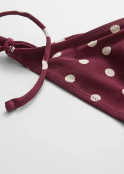 Bikinihose mit Bindedetail