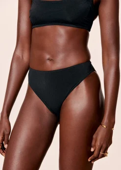 Bikinihose mit hohem Beinausschnitt