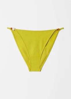 Bikinihose mit Perlenverzierung