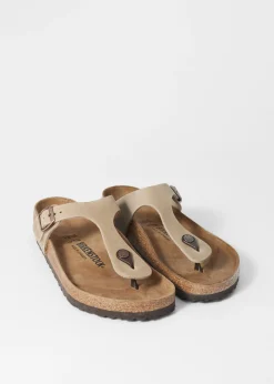 Birkenstock Gizeh Leoi Sandalen mit Zehensteg