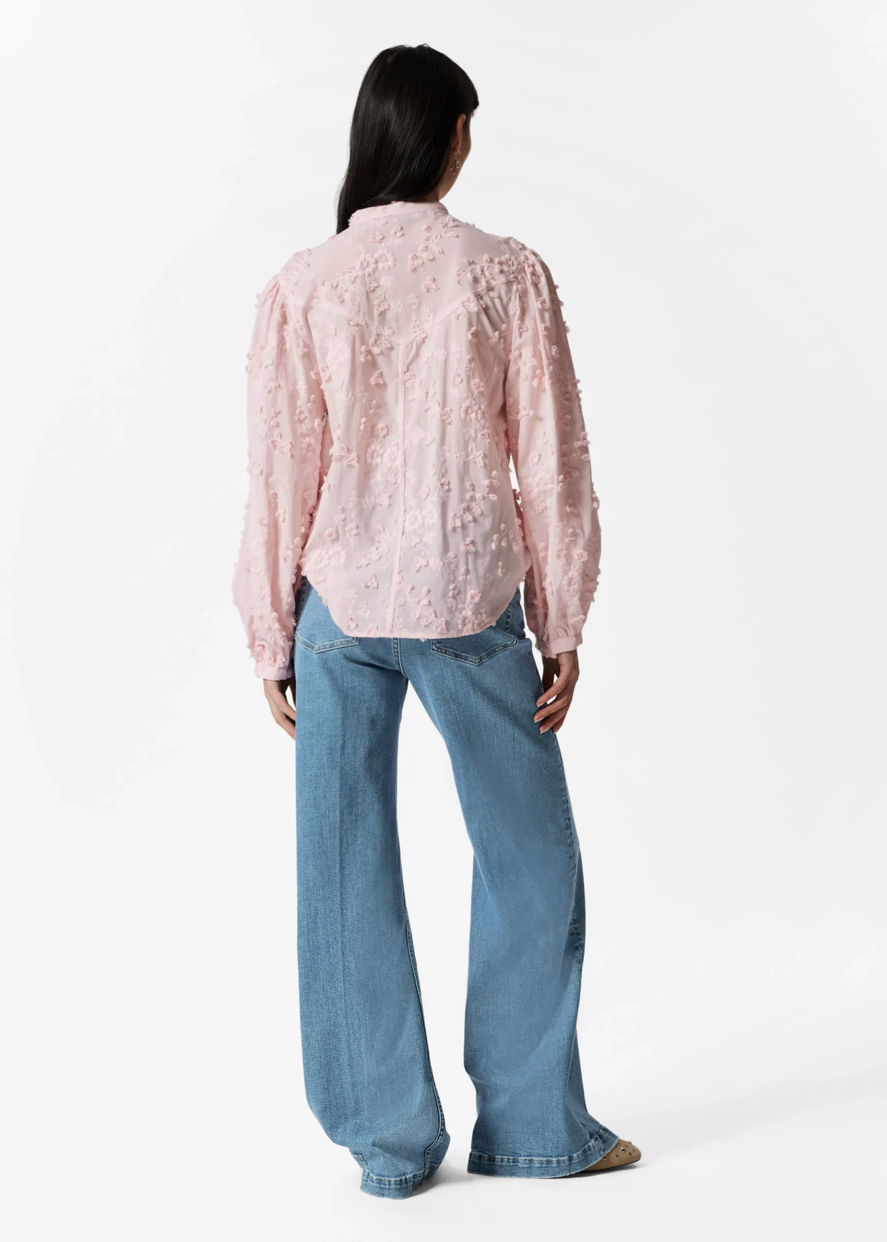 Bluse mit Puffärmeln