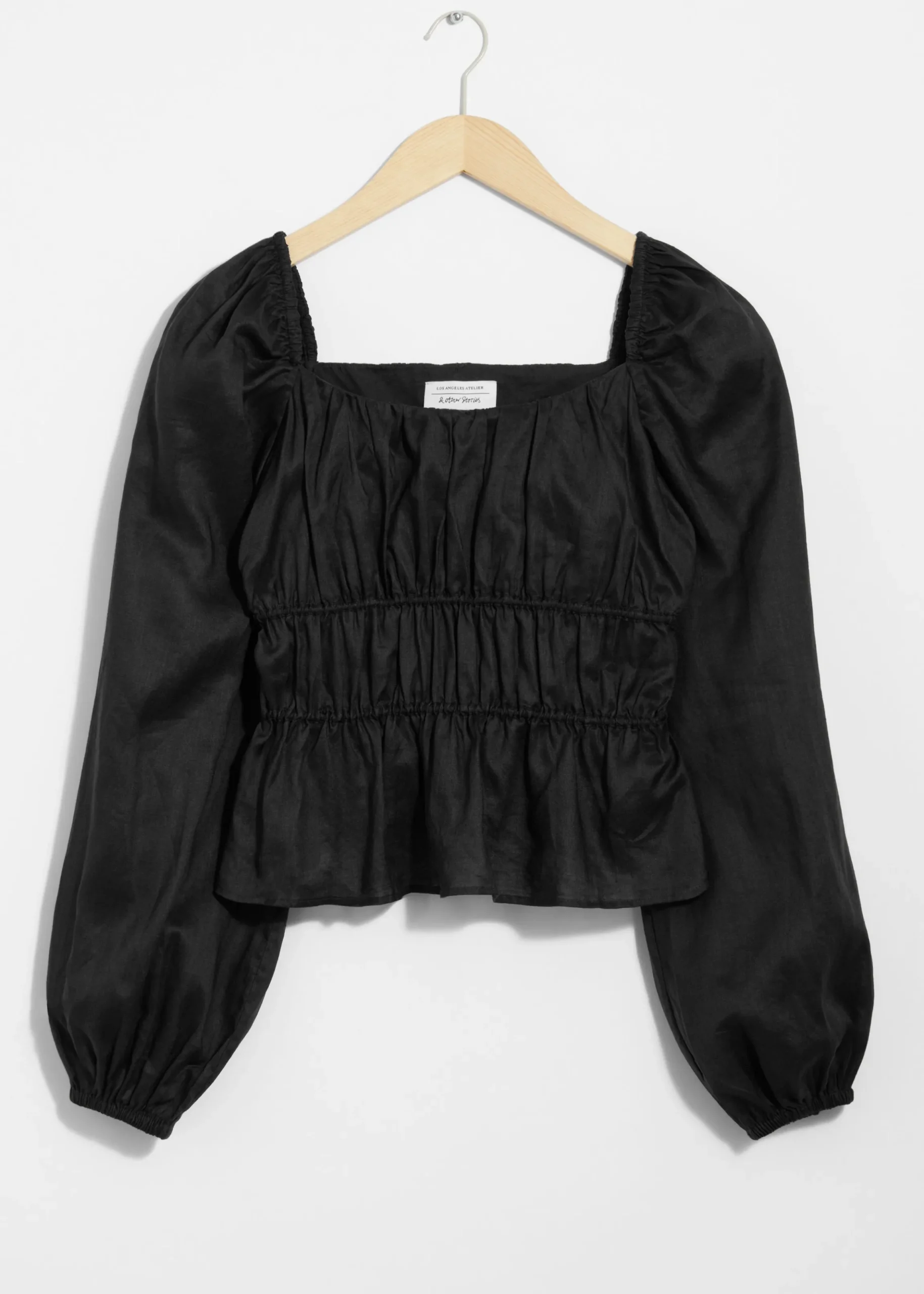 Bluse mit Raffungen