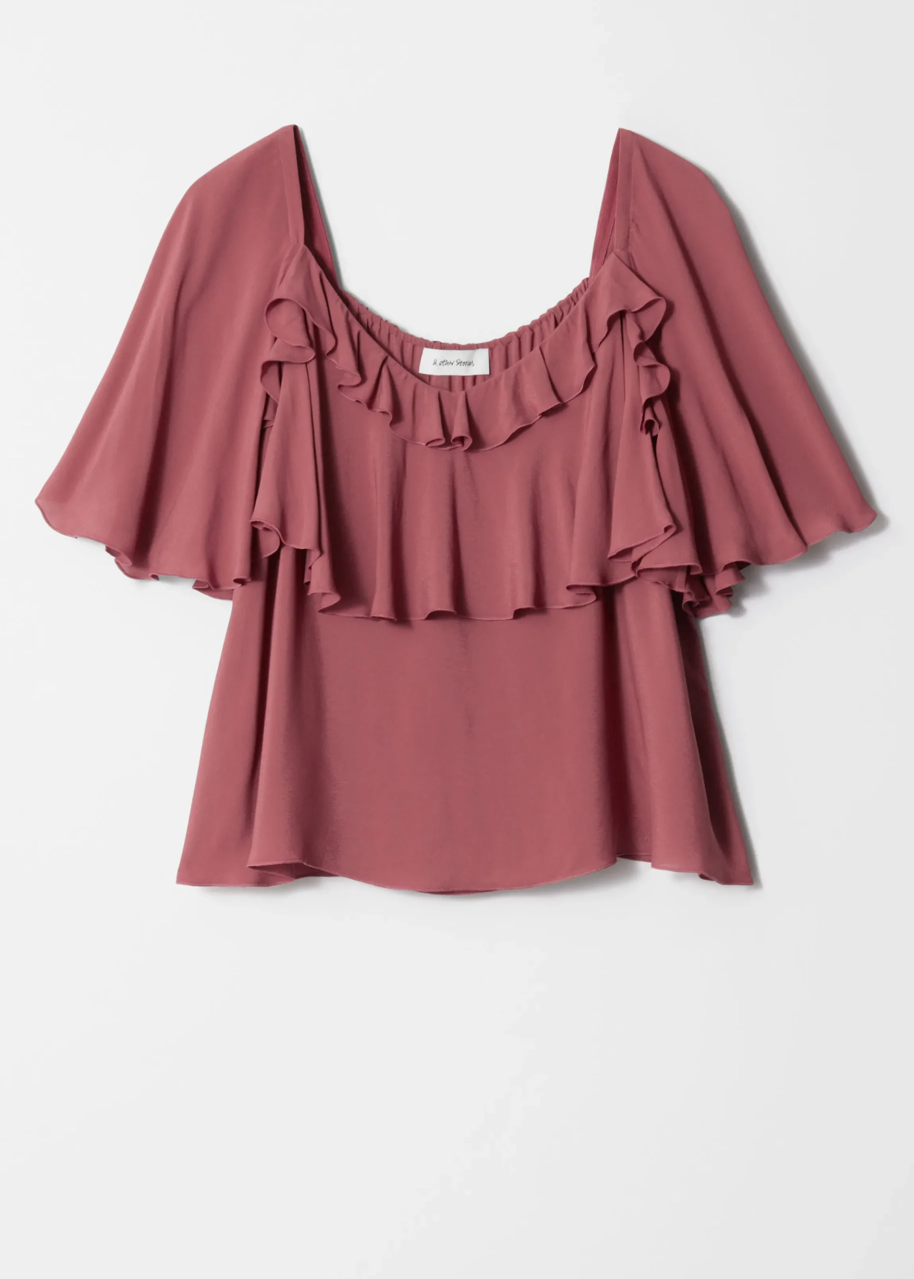 Bluse mit Rüschen