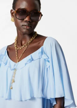 Bluse mit Rüschen