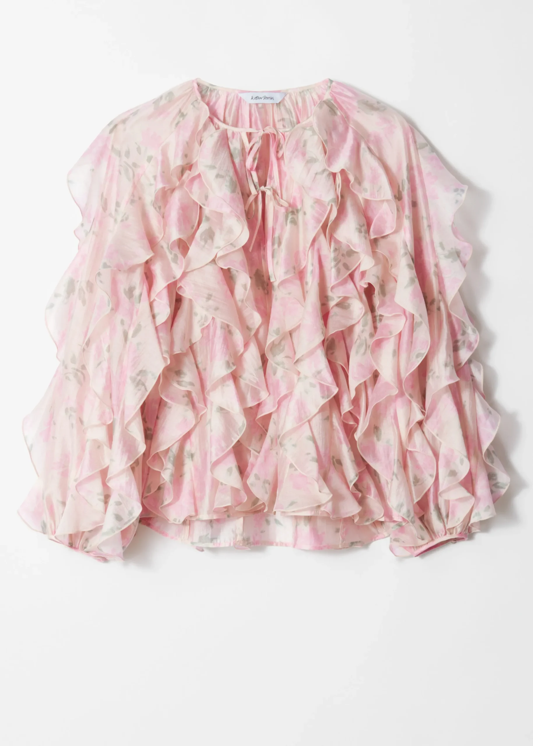 Bluse mit Rüschen