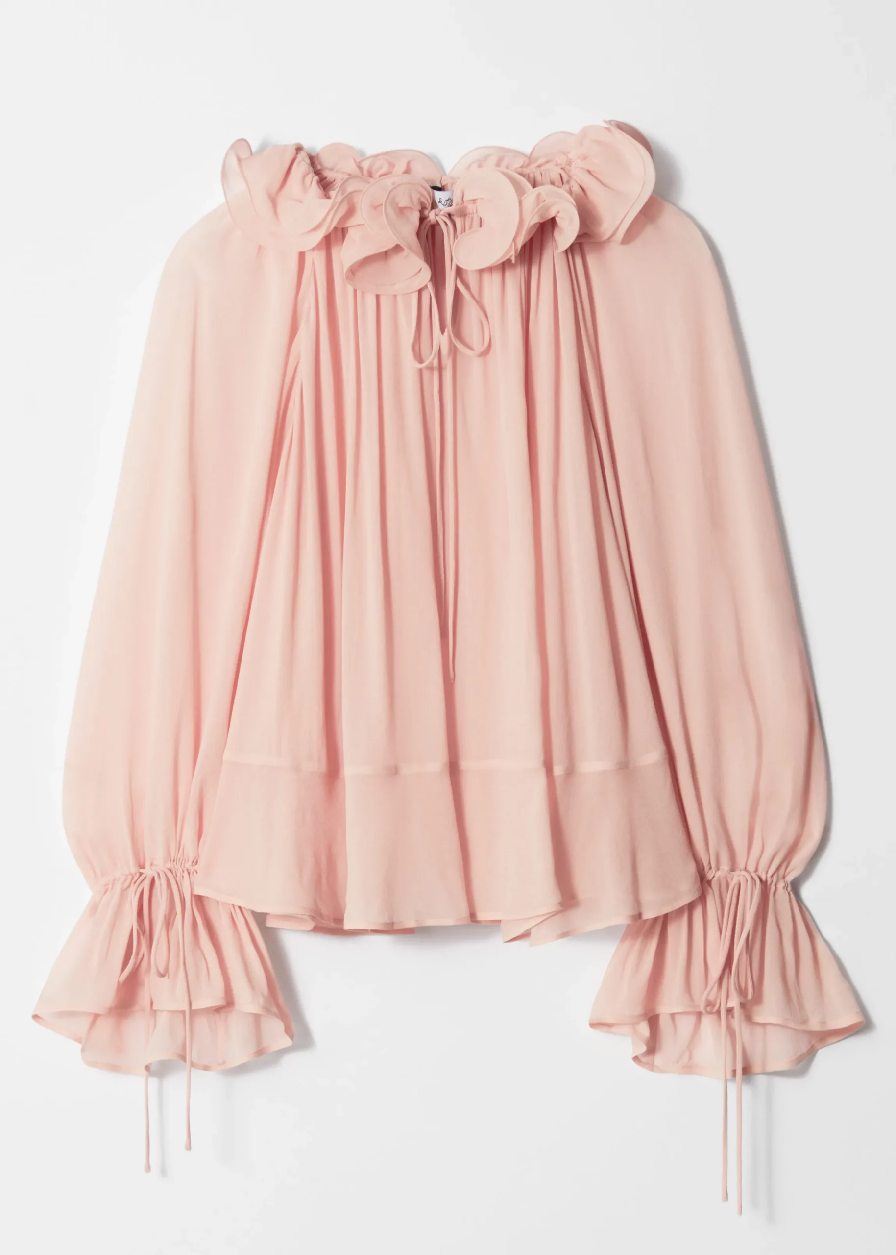 Bluse mit Rüschen