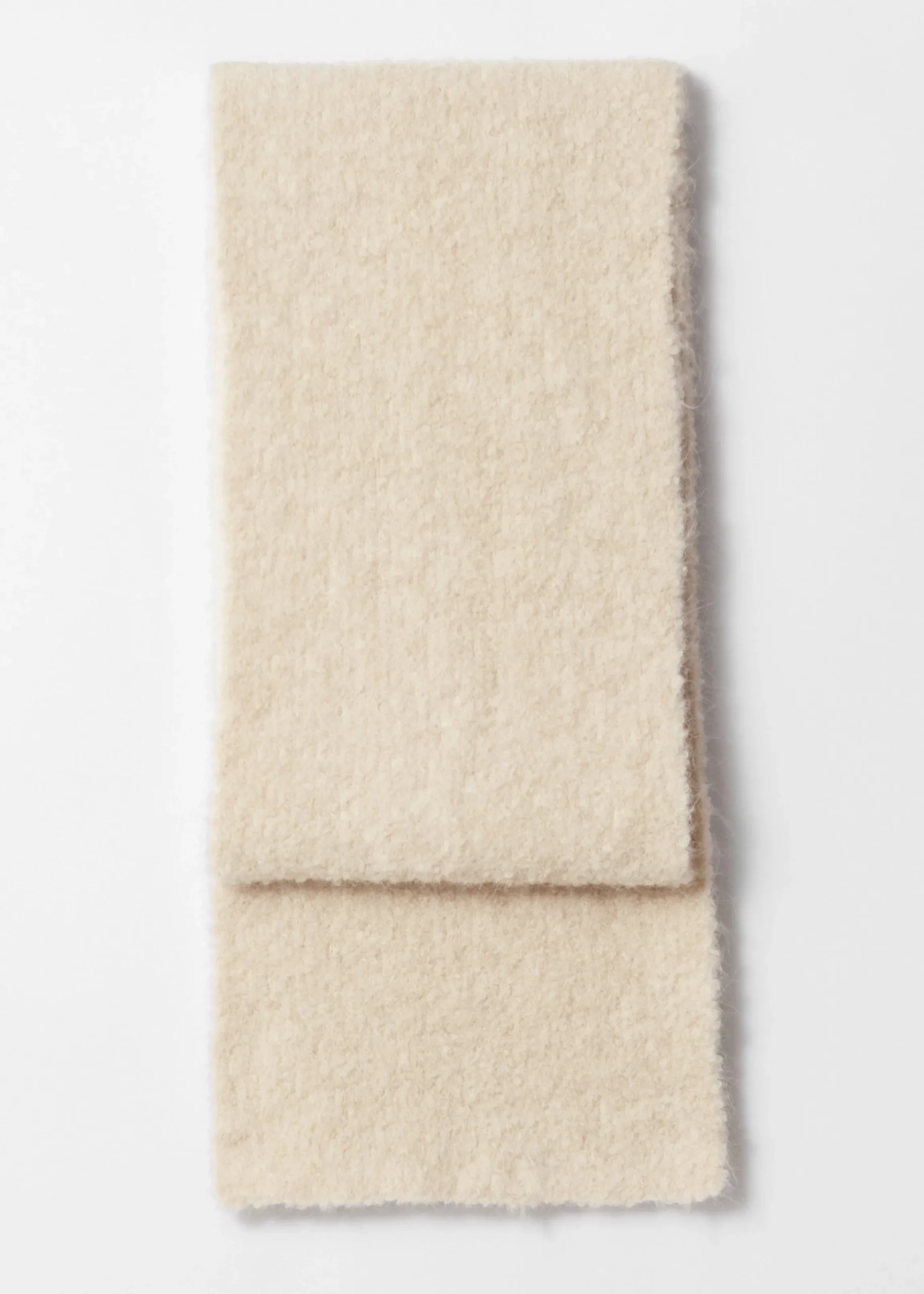 Bouclé-Schal aus Alpaka-Mix