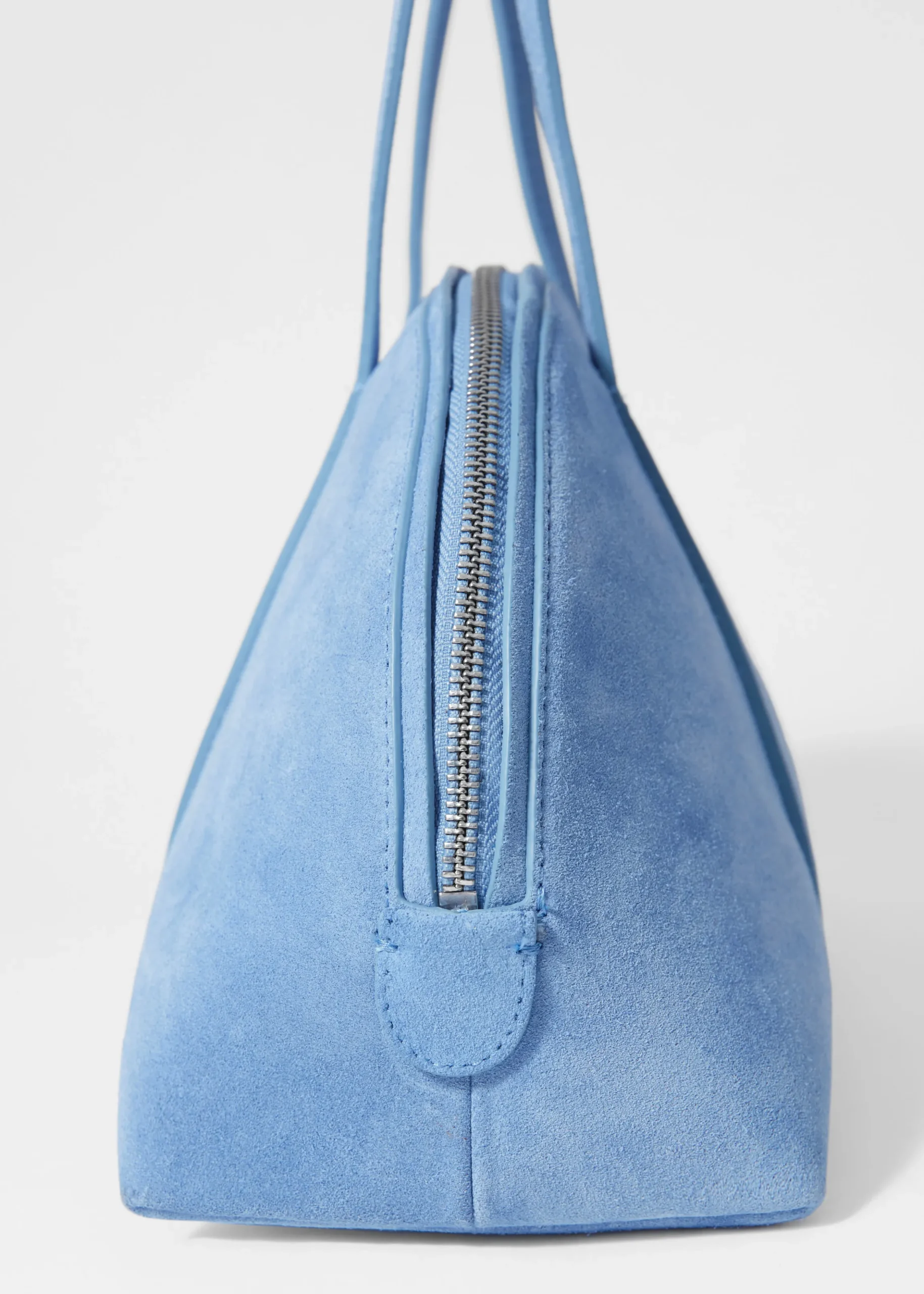 Bowlingtasche aus Veloursleder