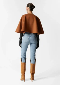 Cape aus Woll-Mix