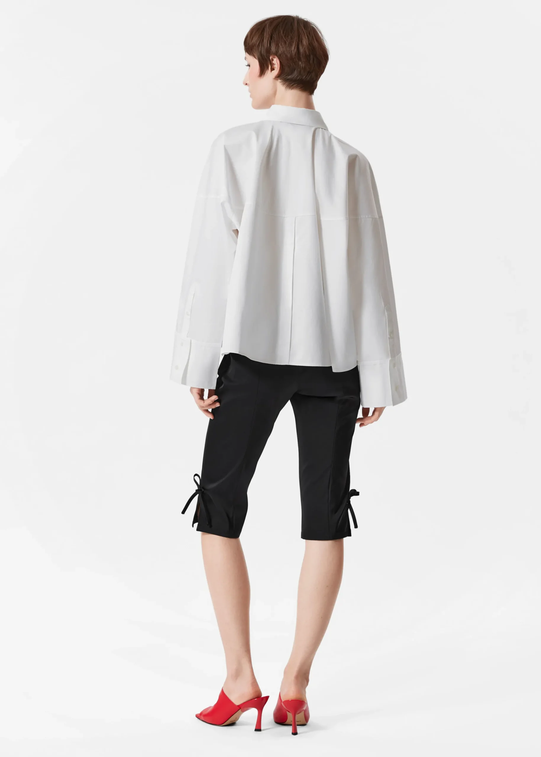 Caprihose mit Bändern