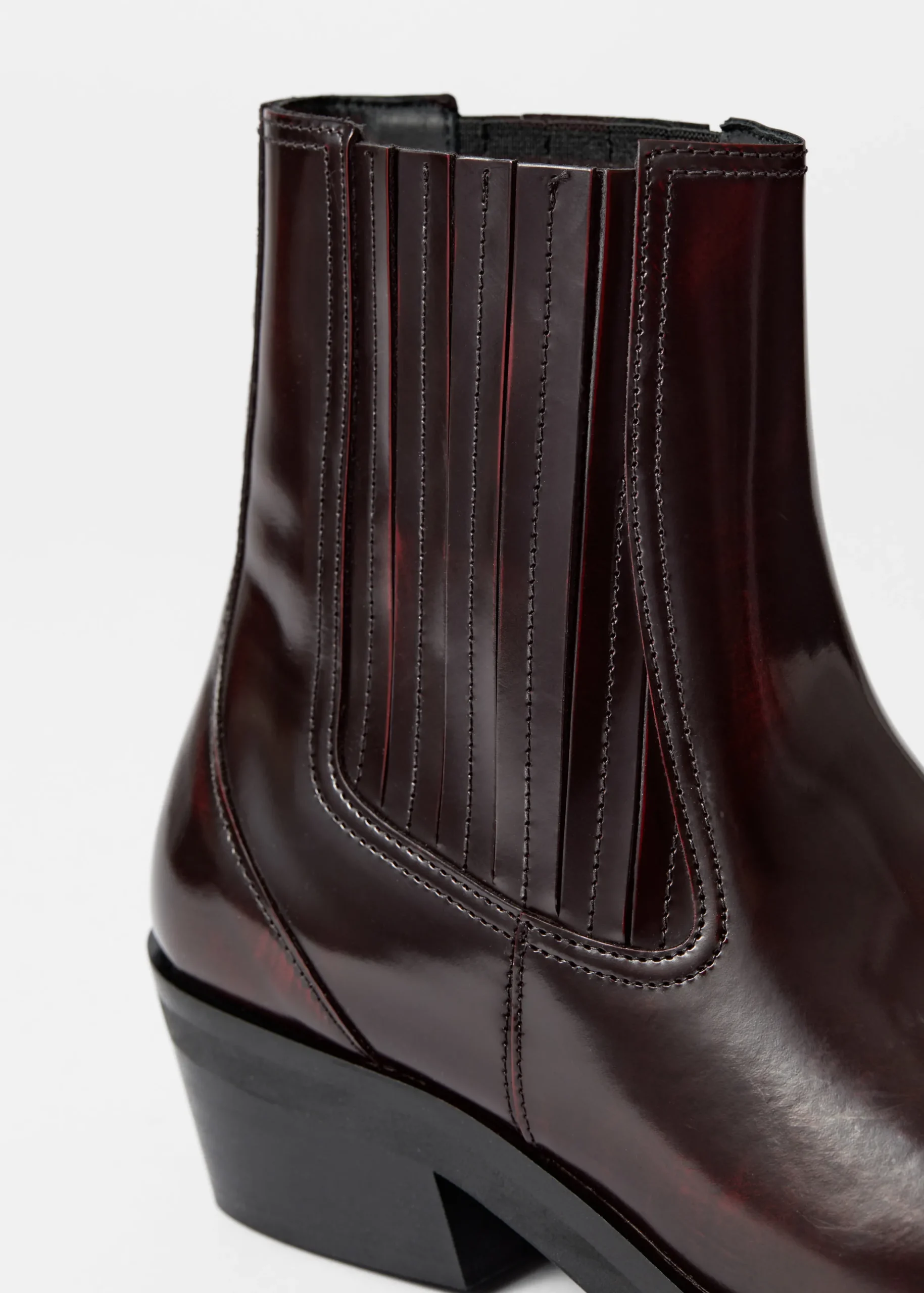 Chelsea Boots aus Leder im Biker-Stil