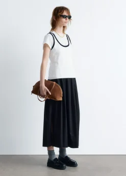 ContrastTrim Tank Top