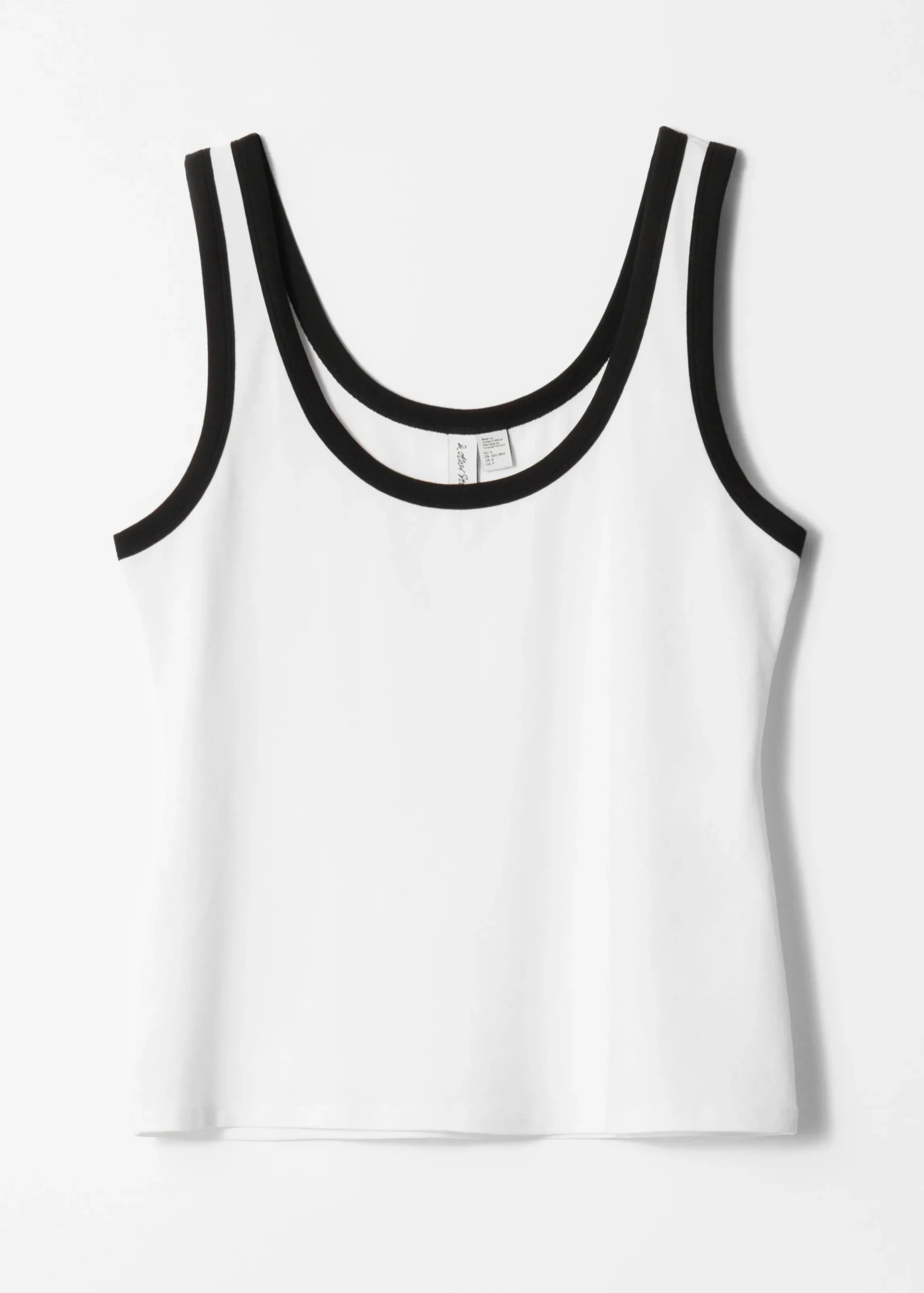 ContrastTrim Tank Top