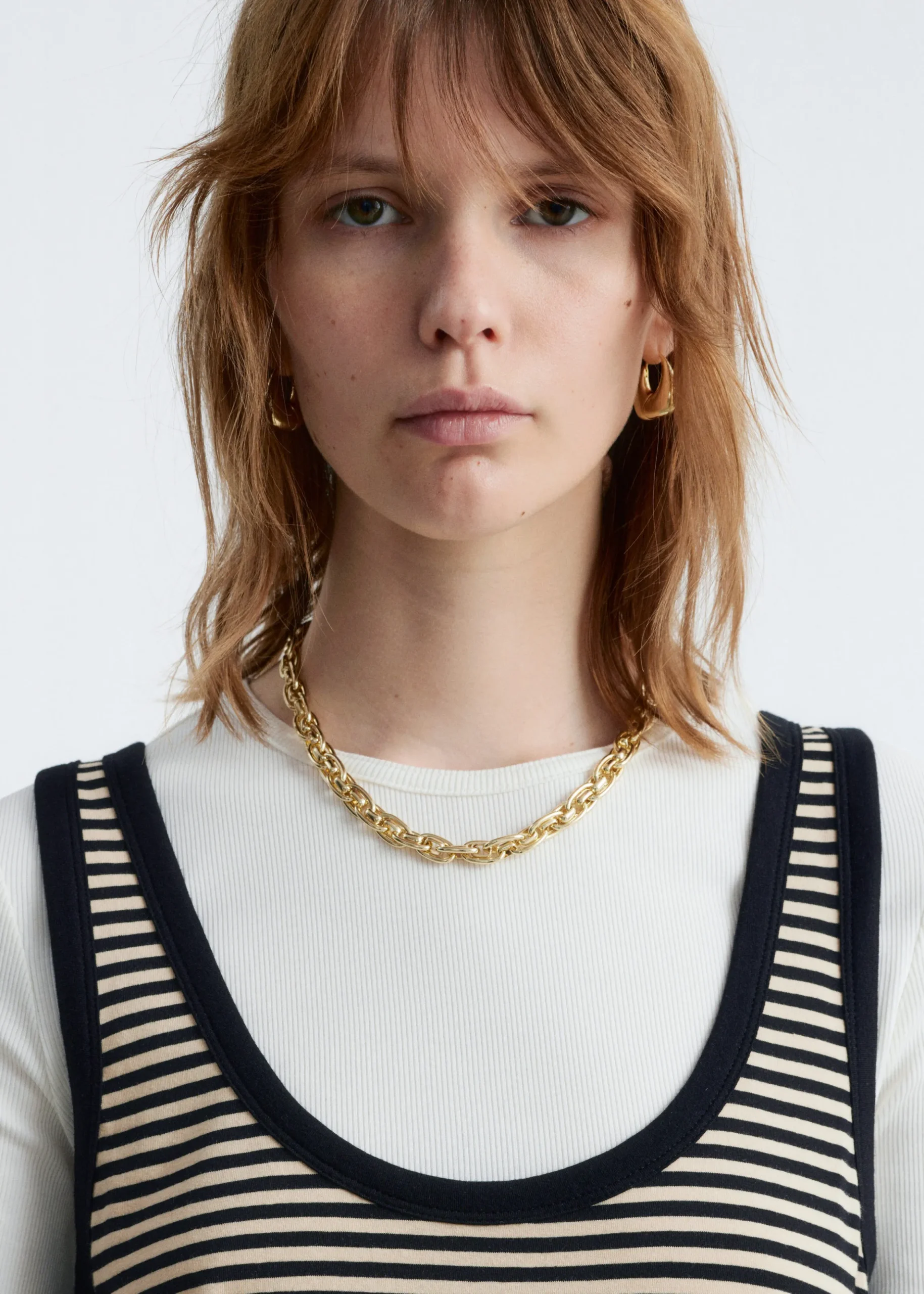 ContrastTrim Tank Top