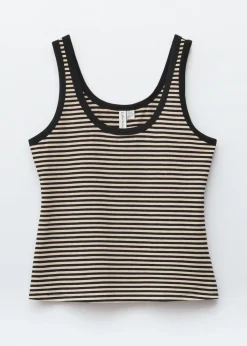 ContrastTrim Tank Top