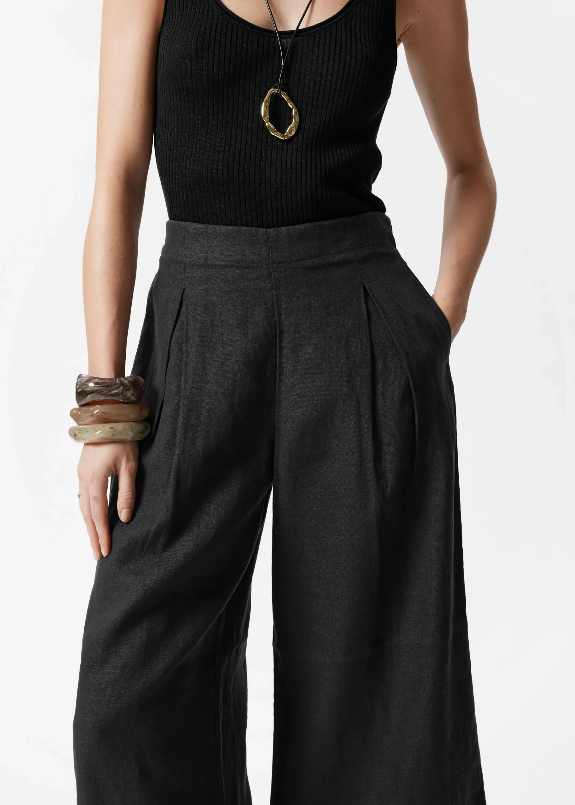 Culotte aus Leinen